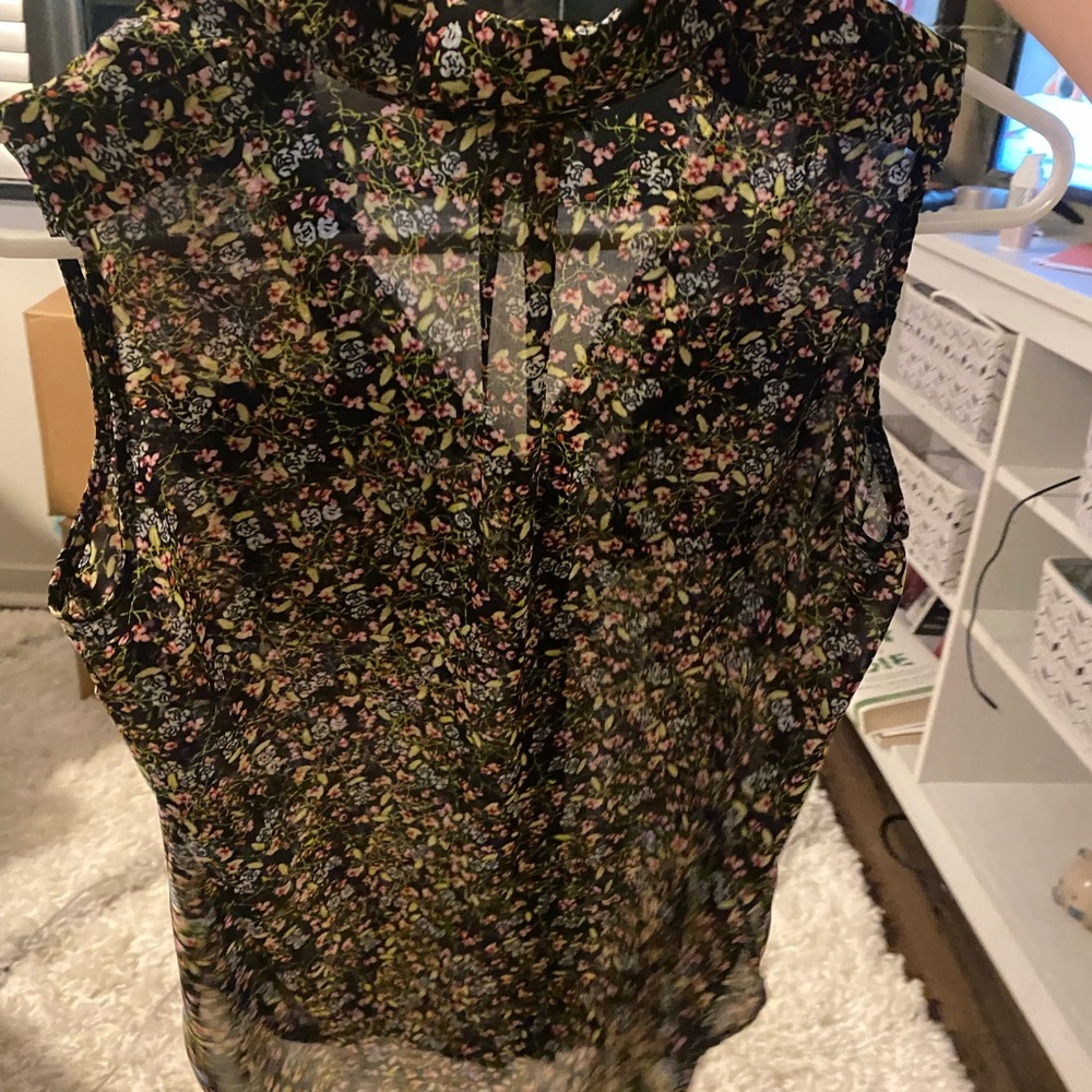 Banana Republic sleeveless blouse